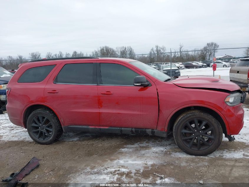 2018 Dodge Durango Gt Awd VIN: 1C4RDJDG7JC255267 Lot: 43937486