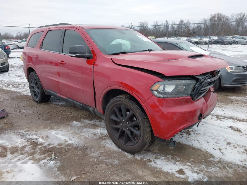 2018 Dodge Durango Gt Awd VIN: 1C4RDJDG7JC255267 Lot: 43937486