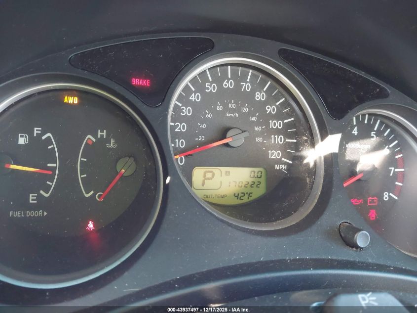 2007 Subaru Forester 2.5X VIN: JF1SG636X7H702156 Lot: 43937497