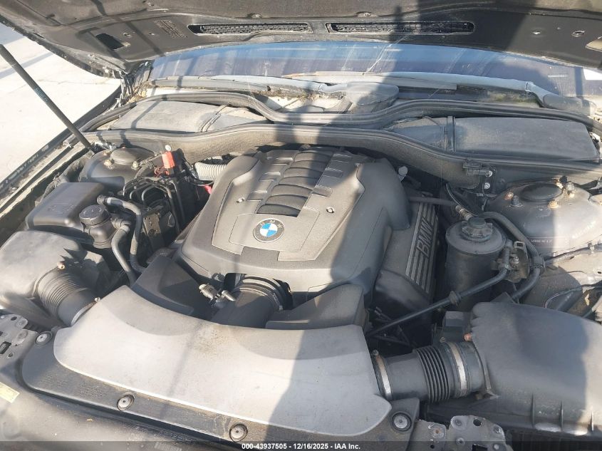 2008 BMW 750Li VIN: WBAHN835X8DT80587 Lot: 43937505