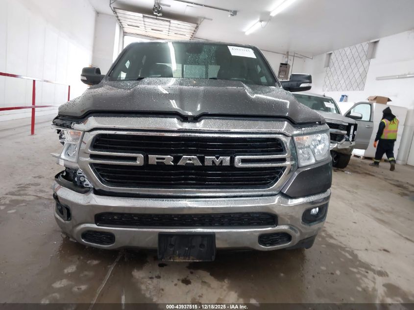 2019 Ram 1500 Big Horn/Lone Star 4X4 5'7 Box VIN: 1C6SRFFT9KN732496 Lot: 43937515