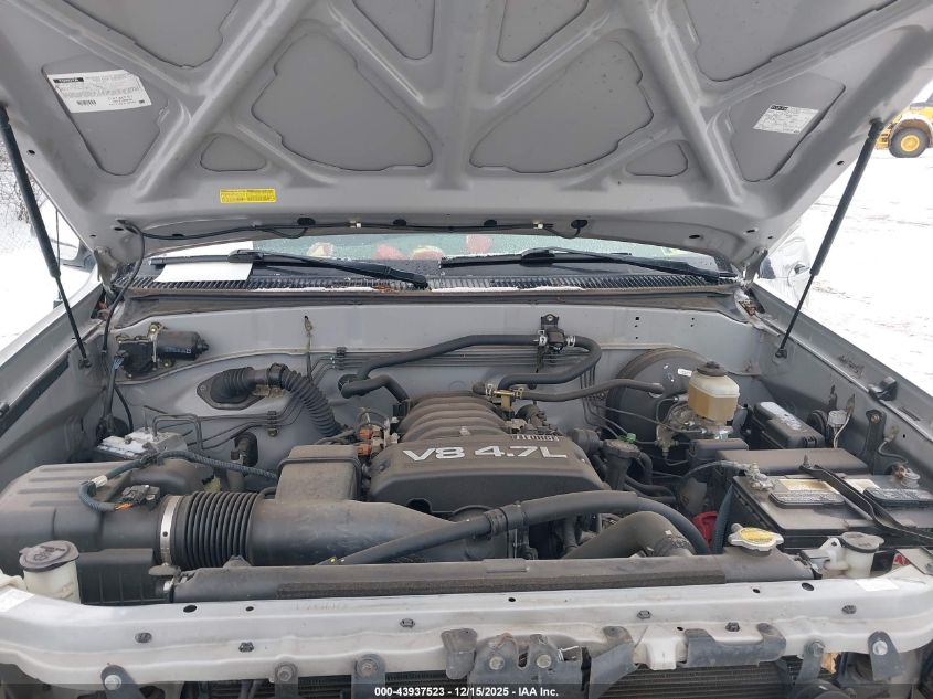 2005 Toyota Tundra Sr5 V8 VIN: 5TBDT44145S469494 Lot: 43937523