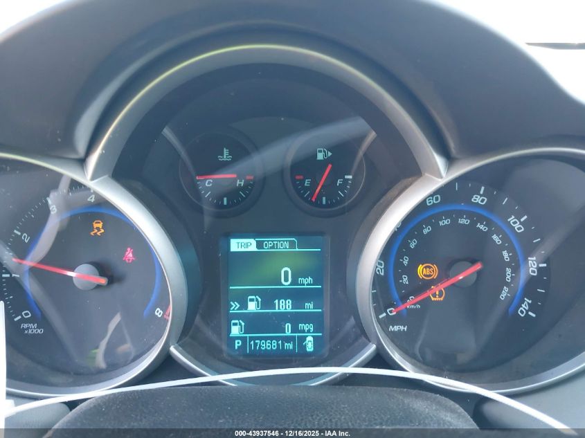 2016 Chevrolet Cruze Limited 1Lt Auto VIN: 1G1PE5SB3G7182900 Lot: 43937546