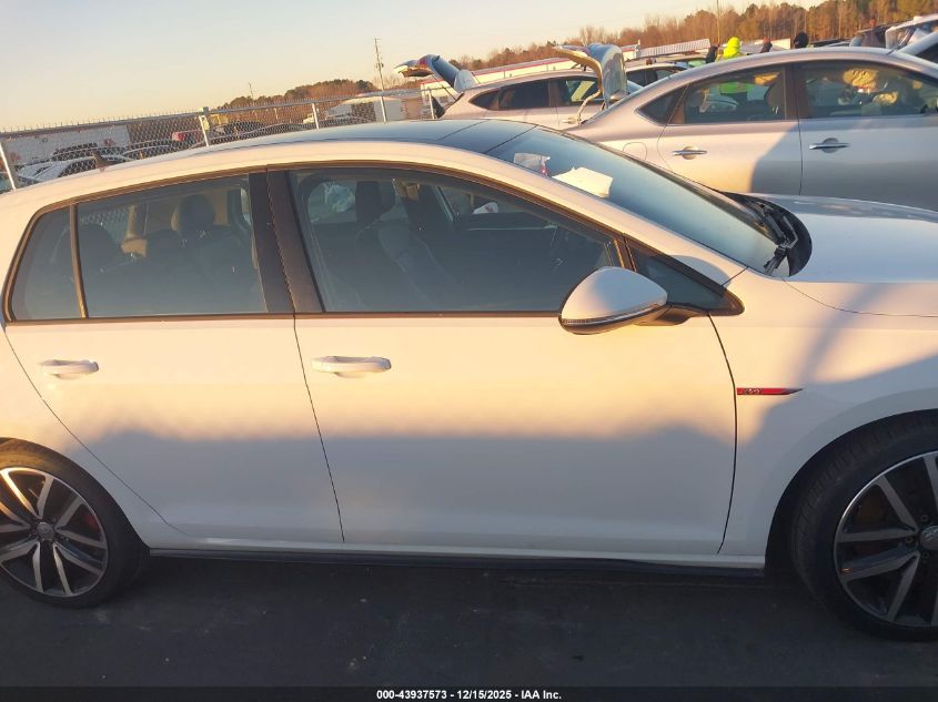 2018 Volkswagen Golf Gti 2.0T Autobahn/2.0T S/2.0T Se VIN: 3VW447AU0JM265500 Lot: 43937573