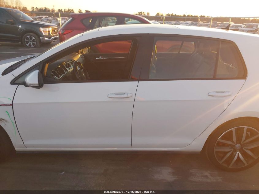 2018 Volkswagen Golf Gti 2.0T Autobahn/2.0T S/2.0T Se VIN: 3VW447AU0JM265500 Lot: 43937573