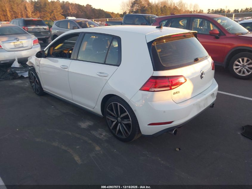 2018 Volkswagen Golf Gti 2.0T Autobahn/2.0T S/2.0T Se VIN: 3VW447AU0JM265500 Lot: 43937573