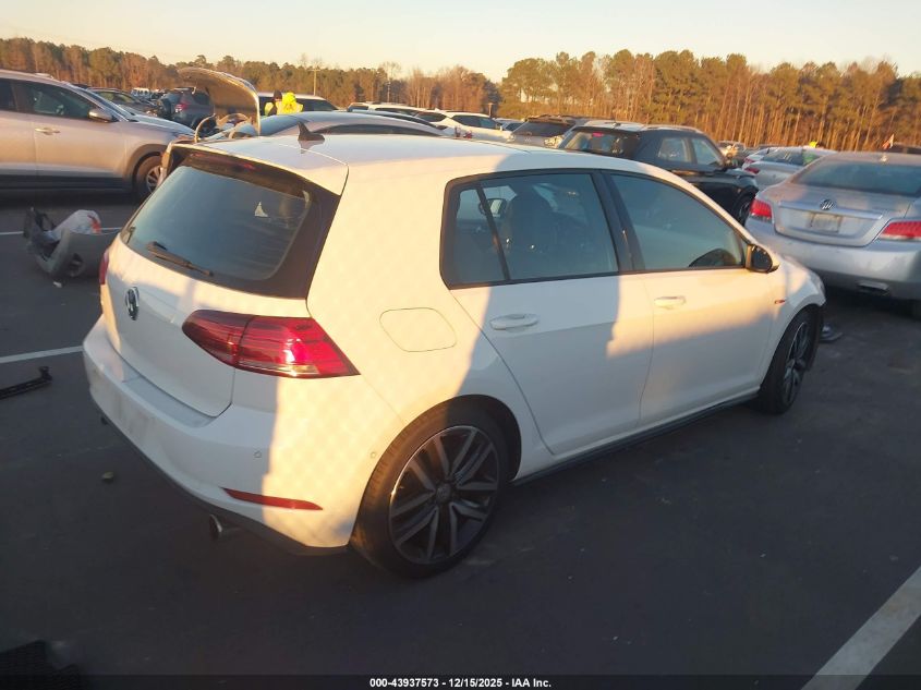 2018 Volkswagen Golf Gti 2.0T Autobahn/2.0T S/2.0T Se VIN: 3VW447AU0JM265500 Lot: 43937573