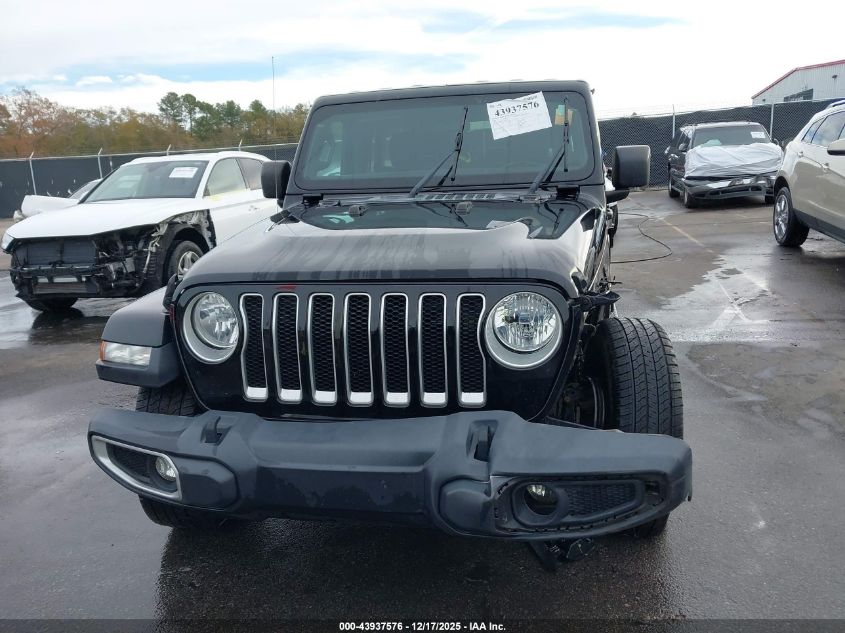 2020 Jeep Wrangler Unlimited Sahara 4X4 VIN: 1C4HJXEN0LW119214 Lot: 43937576
