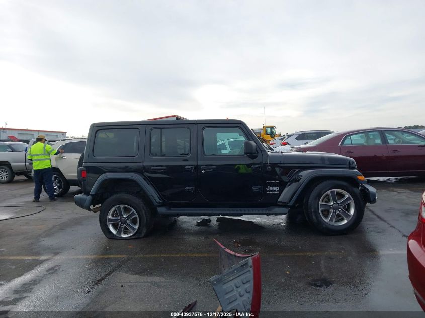 2020 Jeep Wrangler Unlimited Sahara 4X4 VIN: 1C4HJXEN0LW119214 Lot: 43937576