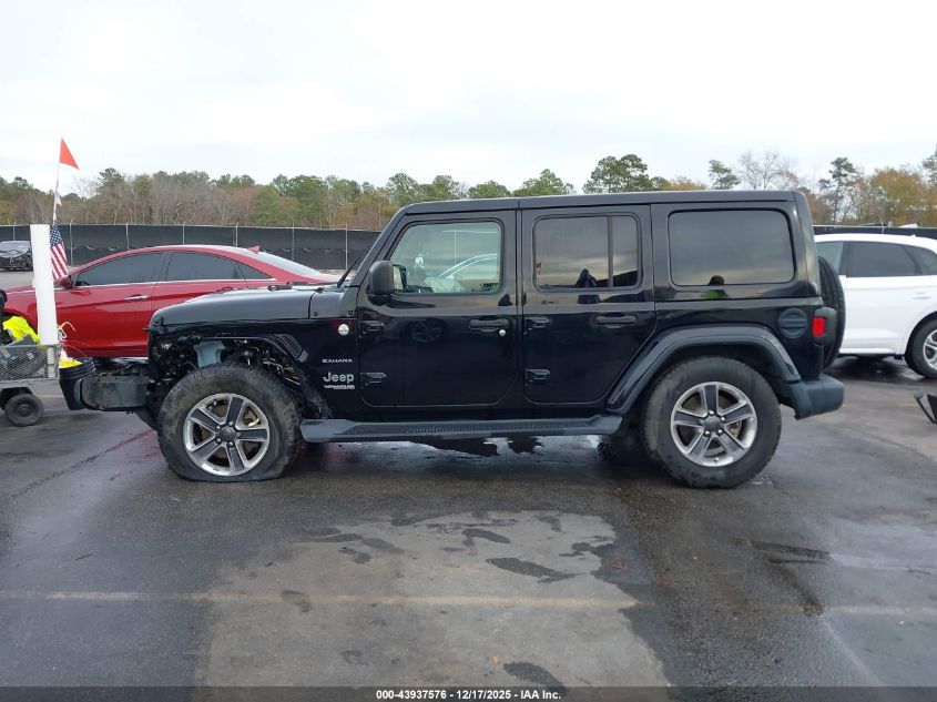 2020 Jeep Wrangler Unlimited Sahara 4X4 VIN: 1C4HJXEN0LW119214 Lot: 43937576