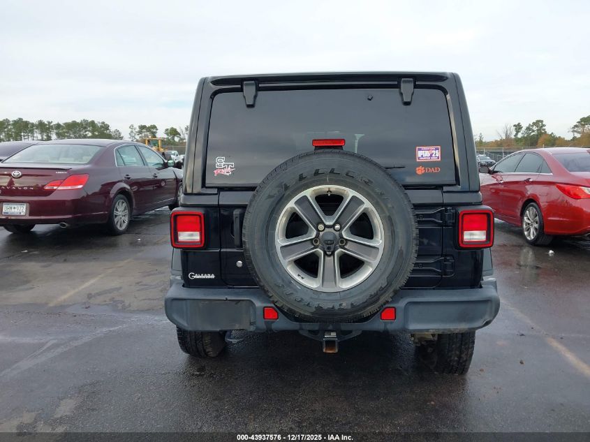 2020 Jeep Wrangler Unlimited Sahara 4X4 VIN: 1C4HJXEN0LW119214 Lot: 43937576