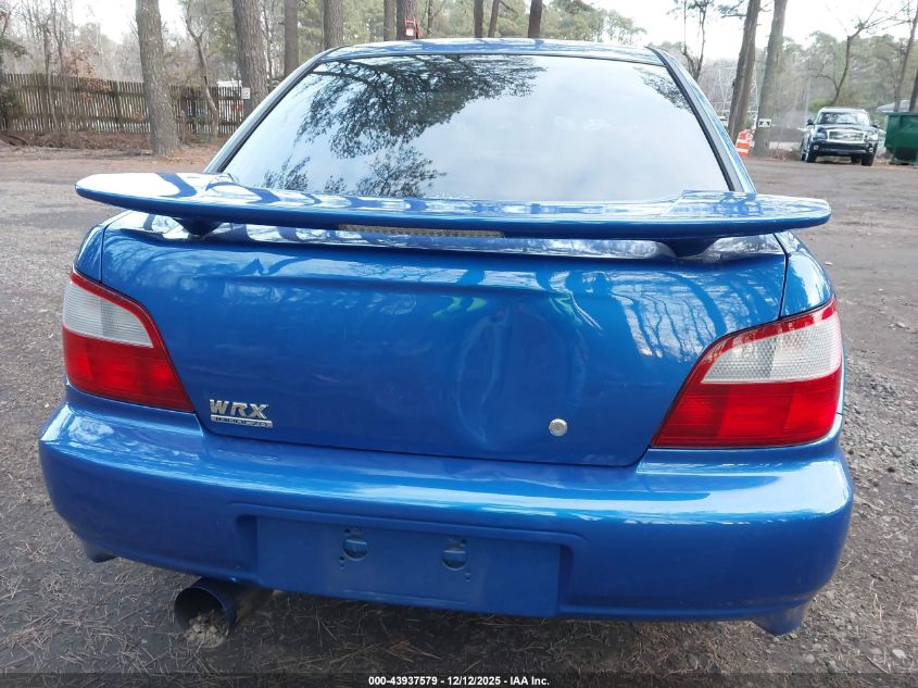 2002 Subaru Impreza Wrx VIN: JF1GD29692G520719 Lot: 43937579