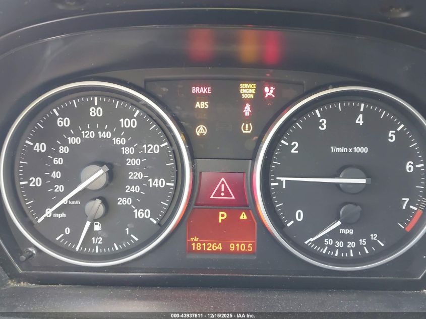 2011 BMW 328I xDrive VIN: WBAPK5C56BA661944 Lot: 43937611