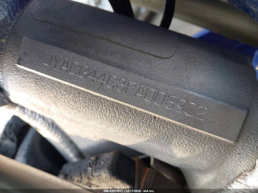 2023 Yamaha Yz250 VIN: JYACG44C3PA003902 Lot: 43937617