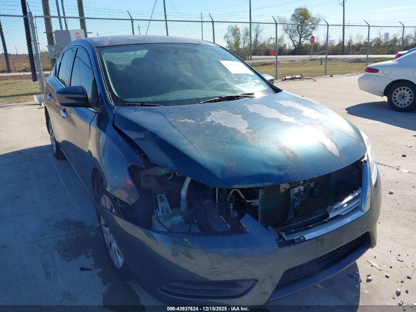 2014 Nissan Sentra Sv VIN: 3N1AB7AP4EY325706 Lot: 43937624