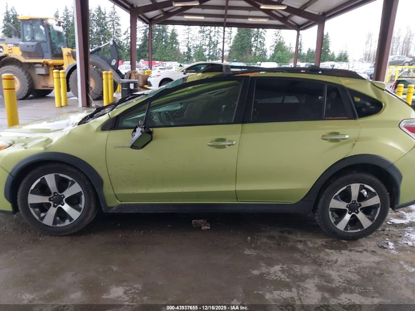 2014 Subaru Xv Crosstrek Hybrid 2.0I Touring VIN: JF2GPBKC9EH288205 Lot: 43937655