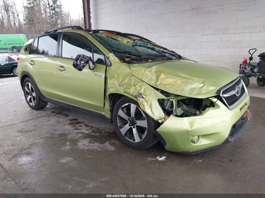 2014 Subaru Xv Crosstrek Hybrid 2.0I Touring VIN: JF2GPBKC9EH288205 Lot: 43937655