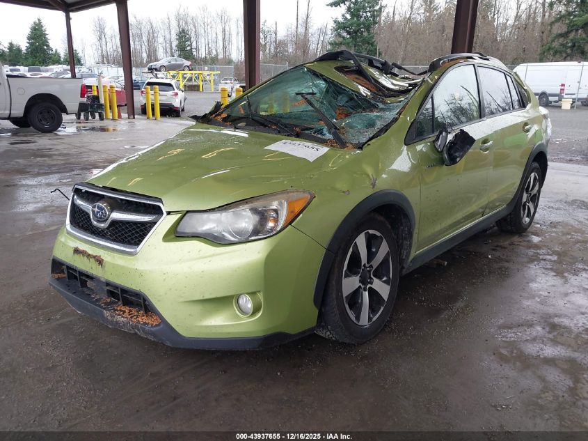 2014 Subaru Xv Crosstrek Hybrid 2.0I Touring VIN: JF2GPBKC9EH288205 Lot: 43937655