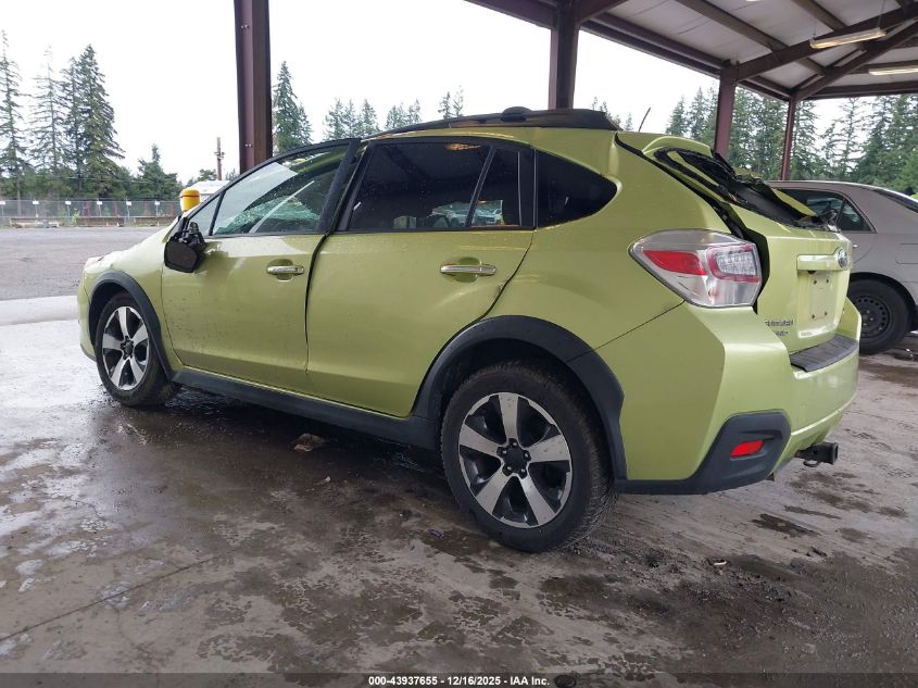 2014 Subaru Xv Crosstrek Hybrid 2.0I Touring VIN: JF2GPBKC9EH288205 Lot: 43937655