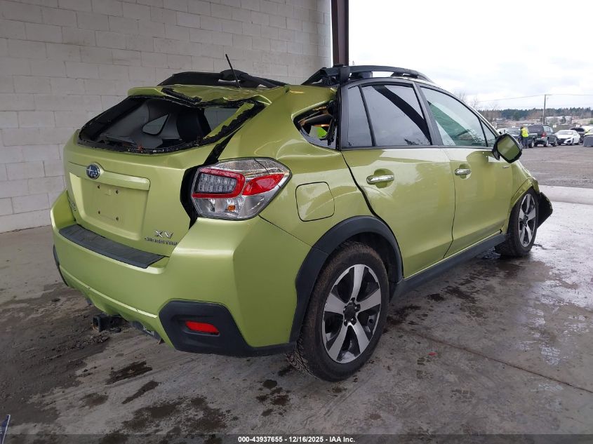 2014 Subaru Xv Crosstrek Hybrid 2.0I Touring VIN: JF2GPBKC9EH288205 Lot: 43937655
