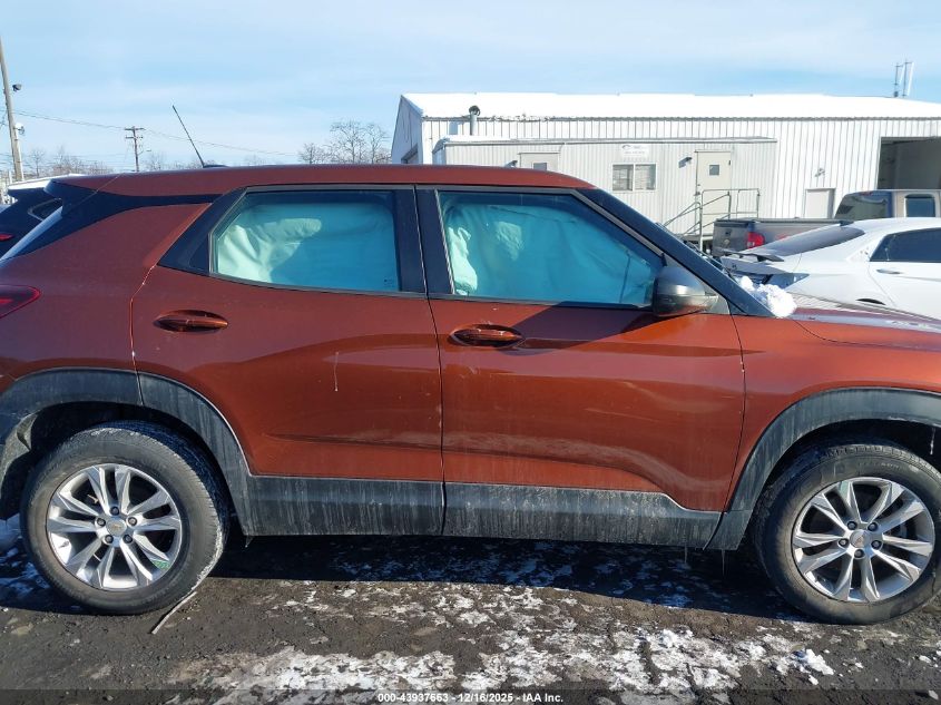2021 Chevrolet Trailblazer Awd Ls VIN: KL79MNSLXMB082598 Lot: 43937663