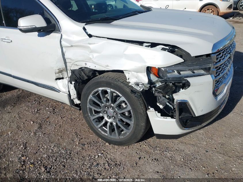 2022 GMC Acadia Fwd Denali VIN: 1GKKNPLS2NZ174420 Lot: 43937690