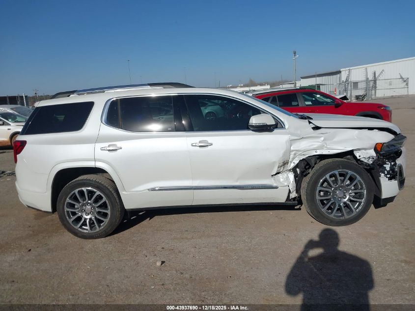 2022 GMC Acadia Fwd Denali VIN: 1GKKNPLS2NZ174420 Lot: 43937690