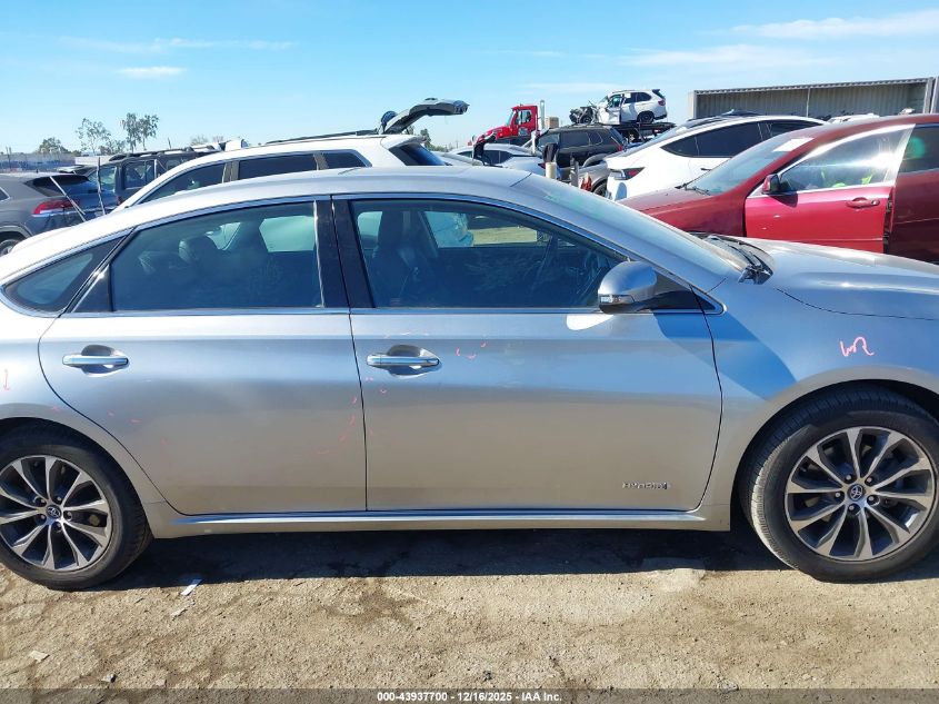 2018 Toyota Avalon Hybrid Xle Premium VIN: 4T1BD1EB1JU060503 Lot: 43937700