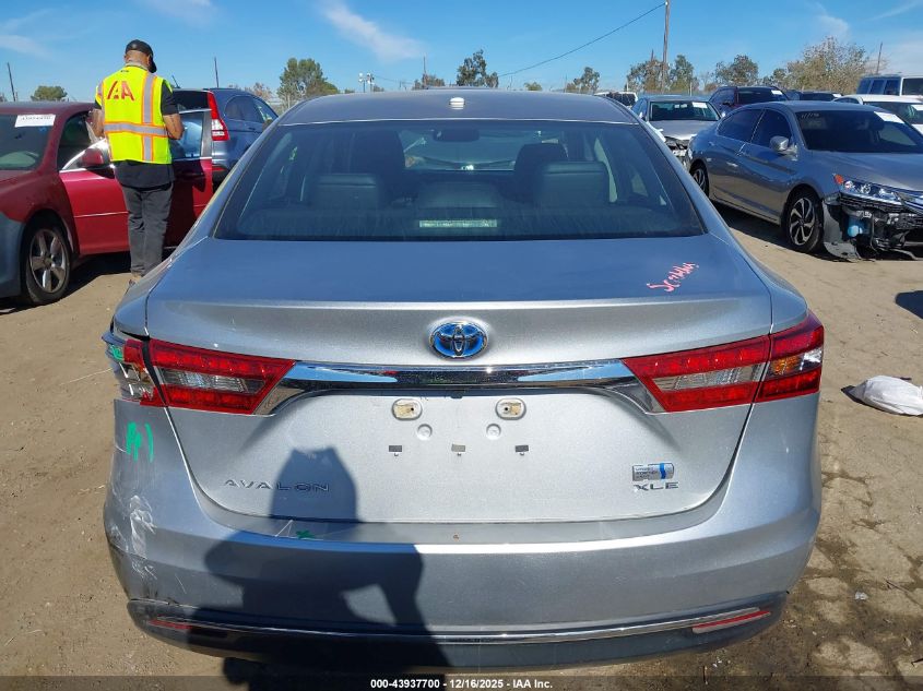 2018 Toyota Avalon Hybrid Xle Premium VIN: 4T1BD1EB1JU060503 Lot: 43937700
