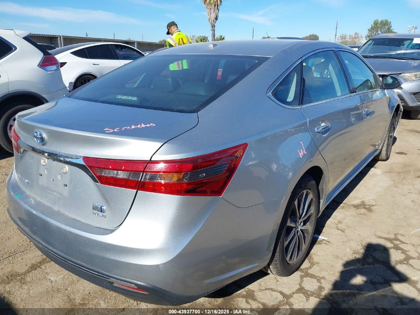 2018 Toyota Avalon Hybrid Xle Premium VIN: 4T1BD1EB1JU060503 Lot: 43937700