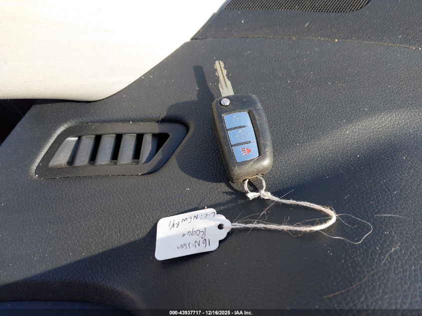 2016 Nissan Rogue S VIN: JN8AT2MV2GW144528 Lot: 43937717