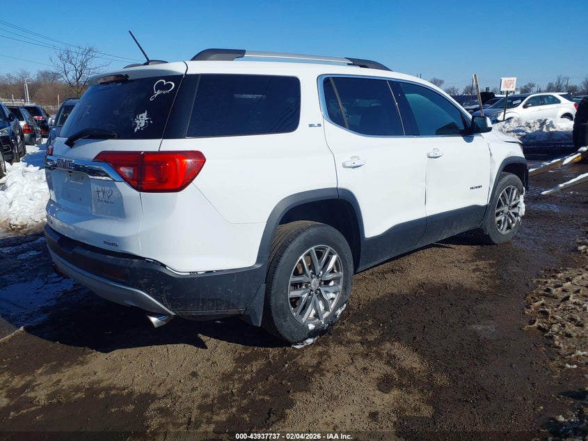 Vin: 1gkknsls4j2168423, lot: 44433367, gmc acadia sle-2 20184