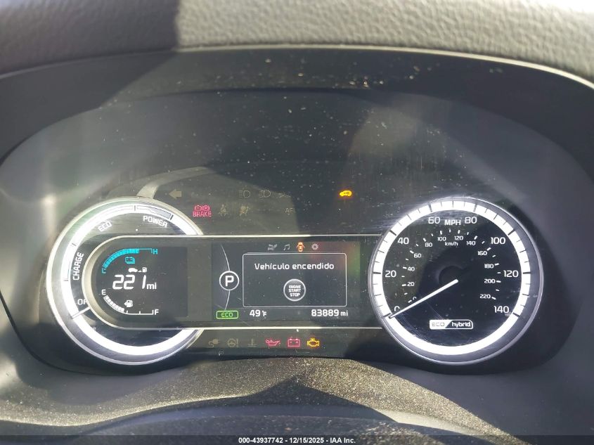 2017 Kia Niro Lx VIN: KNDCB3LC9H5096451 Lot: 43937742