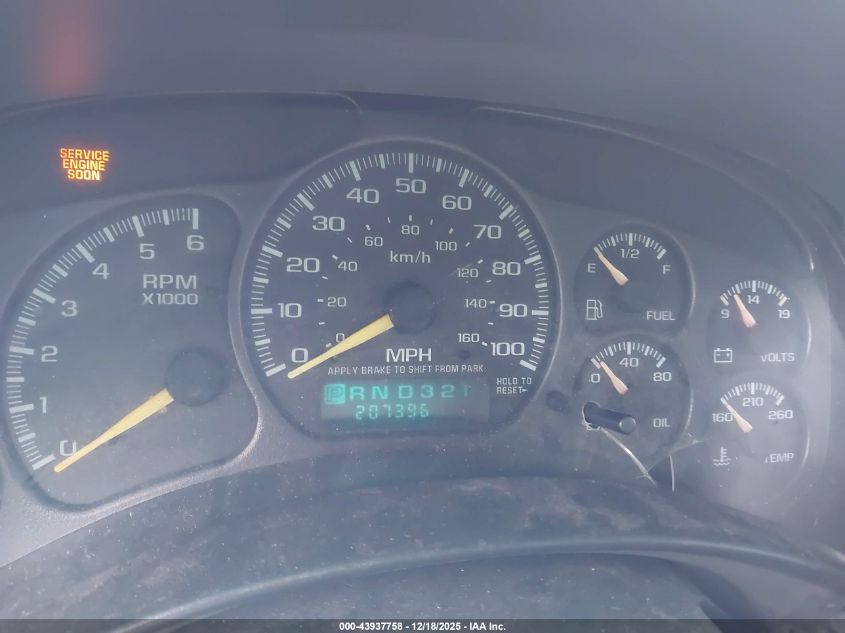 2001 Chevrolet Silverado 1500 Ls VIN: 2GCEK19V611320823 Lot: 43937758