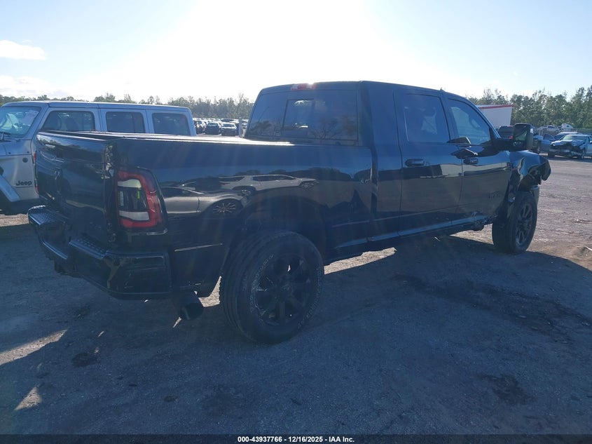 Vin: 3c6ur5nl5rg190093, lot: 44433396, ram 2500 laramie crew cab 4x4 6'4 box 20244