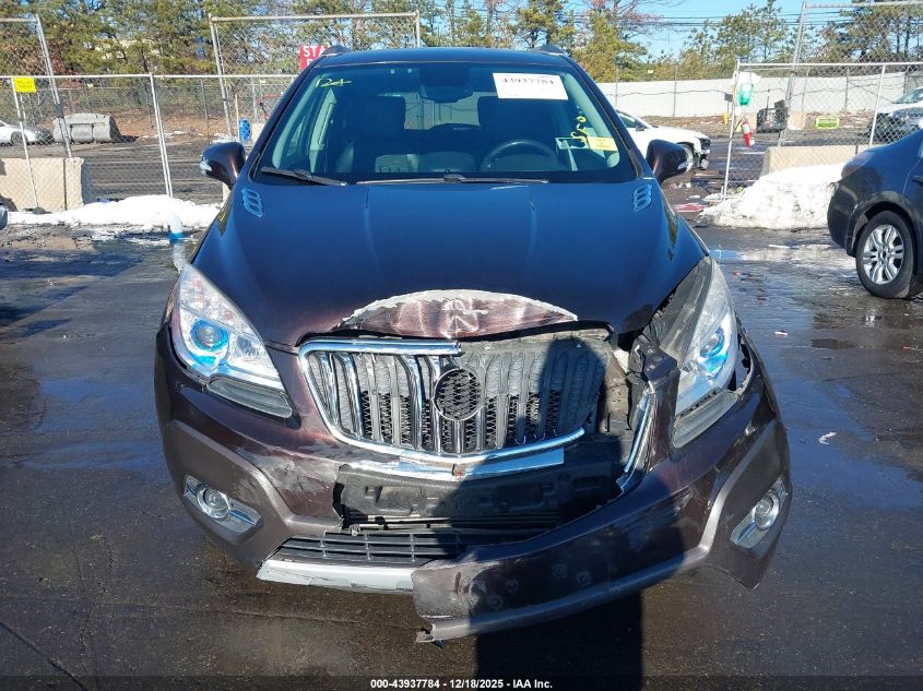 2016 Buick Encore Convenience VIN: KL4CJFSB2GB592120 Lot: 43937784