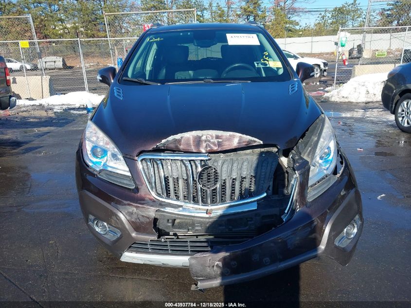 2016 Buick Encore Convenience VIN: KL4CJFSB2GB592120 Lot: 43937784