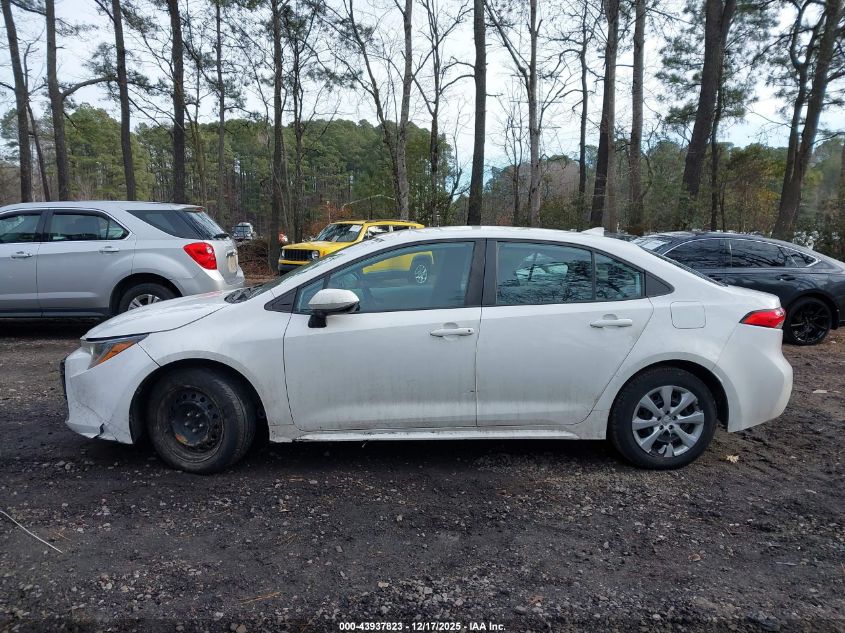 2020 Toyota Corolla Le VIN: 5YFEPRAE4LP142667 Lot: 43937823