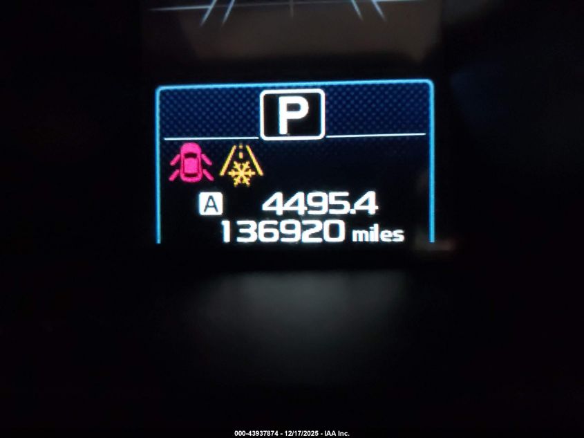 2018 Subaru Outback 3.6R Limited VIN: 4S4BSENC0J3251647 Lot: 43937874