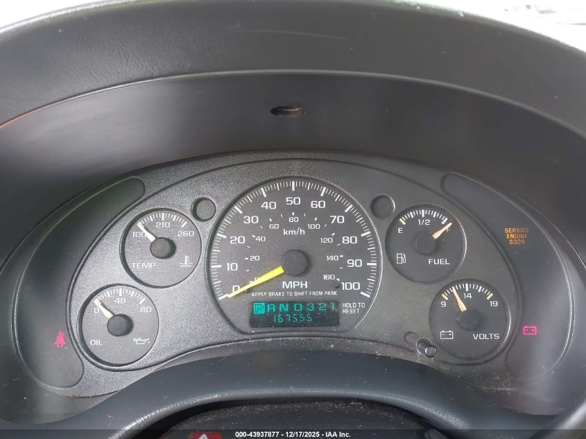 2000 Chevrolet S-10 Ls VIN: 1GCCS1944YK157856 Lot: 43937877