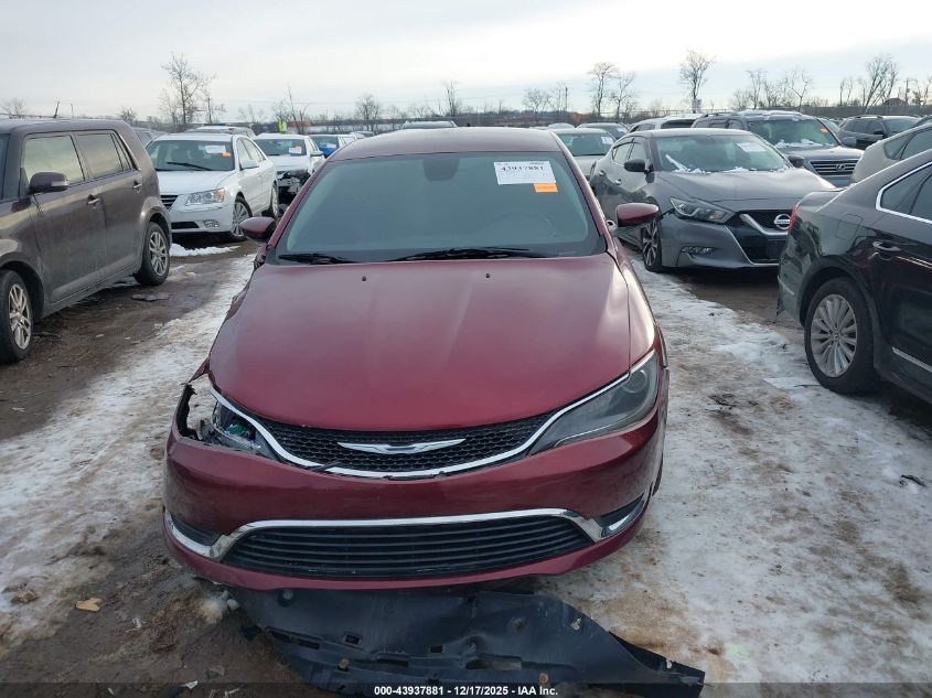 2015 Chrysler 200 Limited VIN: 1C3CCCAB9FN603356 Lot: 43937881