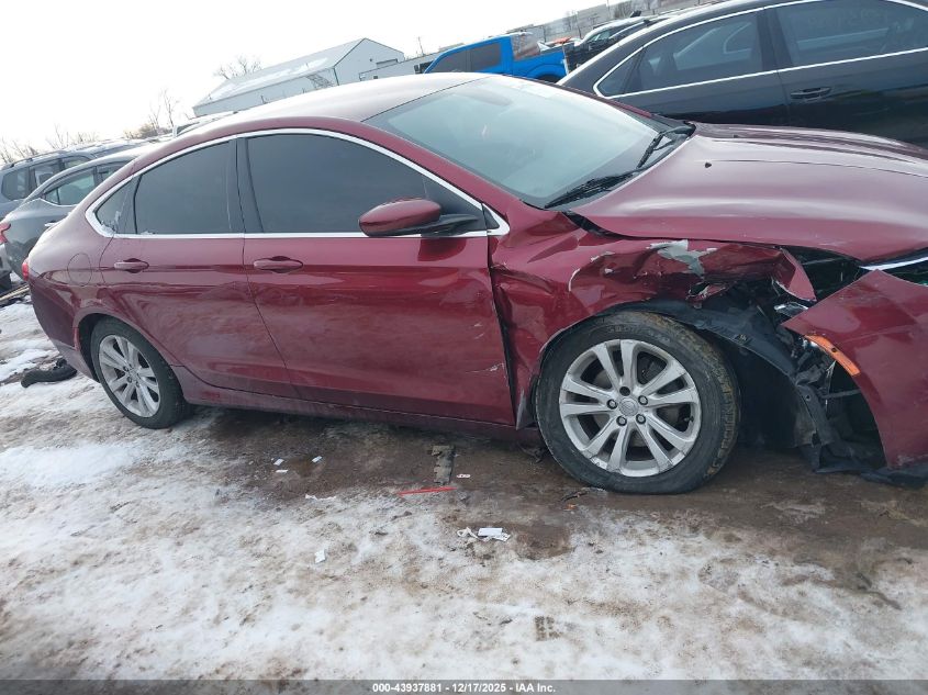 2015 Chrysler 200 Limited VIN: 1C3CCCAB9FN603356 Lot: 43937881