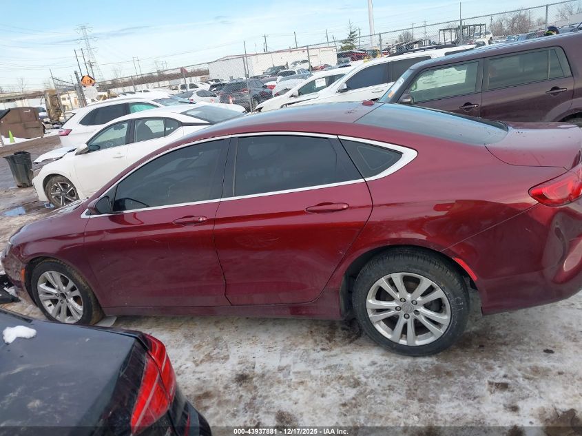 2015 Chrysler 200 Limited VIN: 1C3CCCAB9FN603356 Lot: 43937881