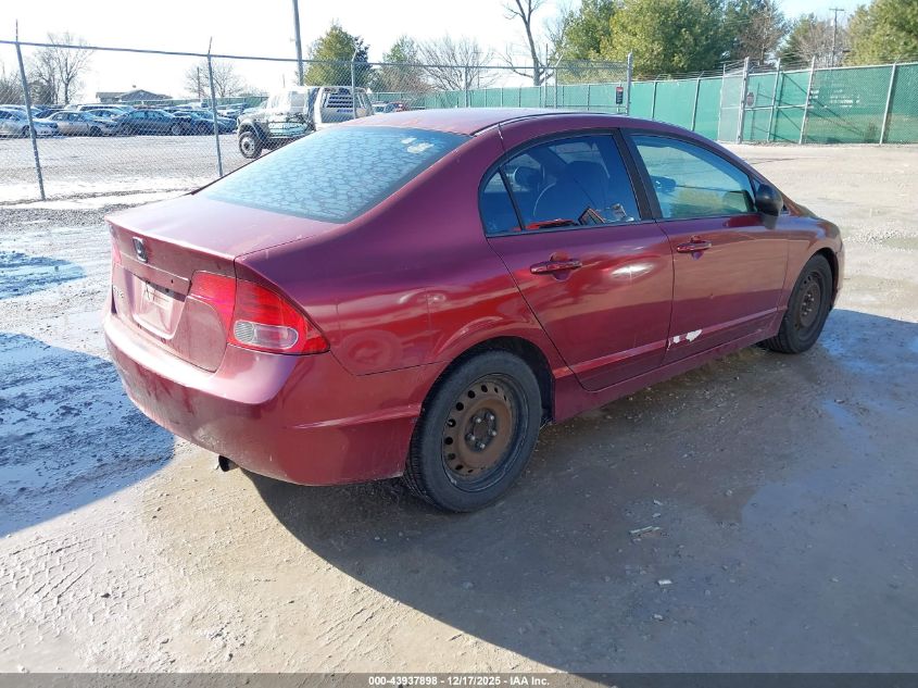 2008 Honda Civic Lx VIN: 1HGFA16598L102330 Lot: 43937898