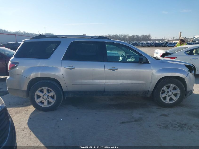2014 GMC Acadia Sle-2 VIN: 1GKKRPKD9EJ145616 Lot: 43937915