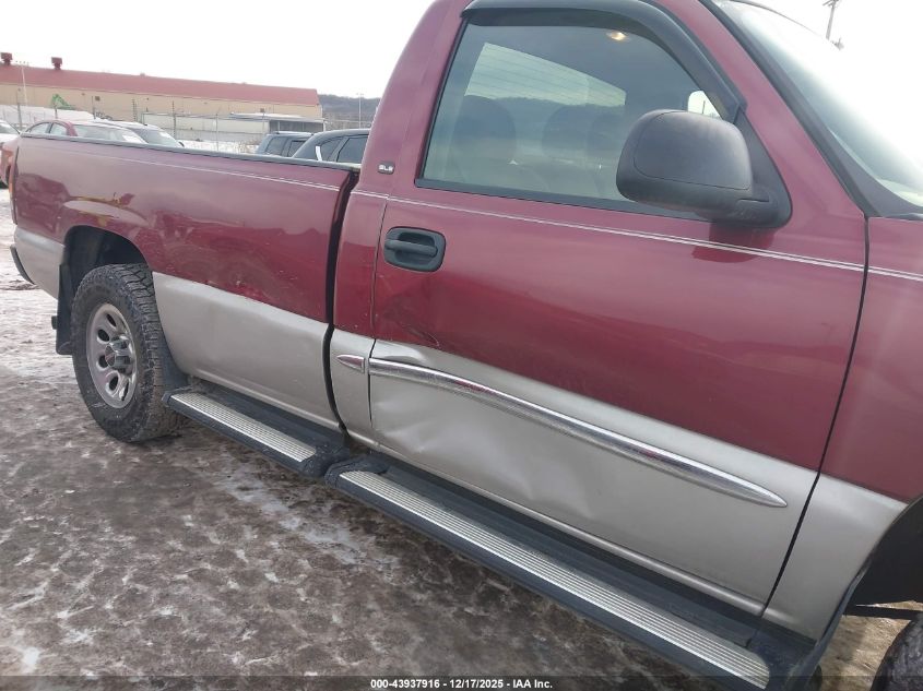 2005 GMC Sierra 1500 Sle VIN: 1GTEC14T15E165881 Lot: 43937916