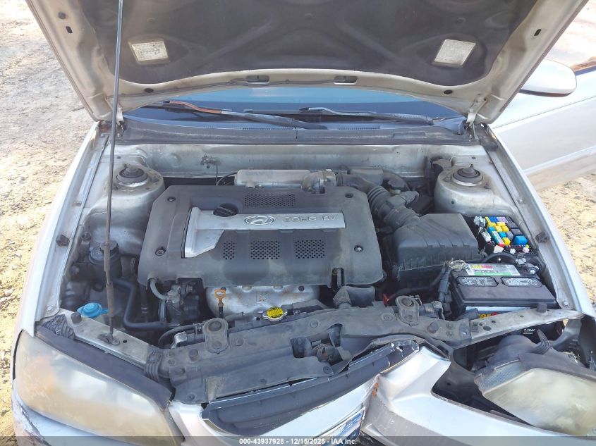 2004 Hyundai Elantra Gls/Gt VIN: KMHDN46D54U733837 Lot: 43937928