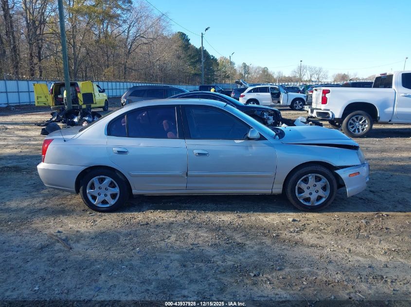 2004 Hyundai Elantra Gls/Gt VIN: KMHDN46D54U733837 Lot: 43937928