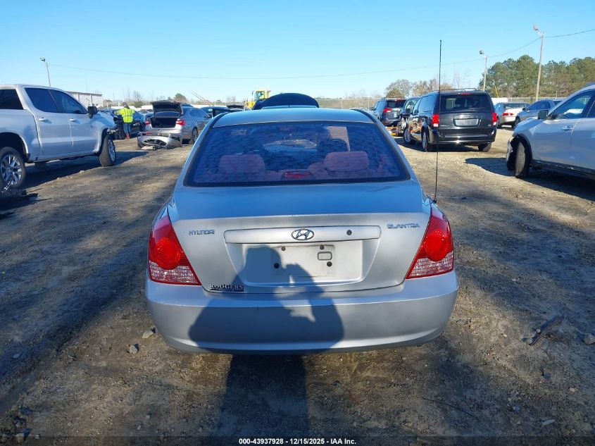 2004 Hyundai Elantra Gls/Gt VIN: KMHDN46D54U733837 Lot: 43937928