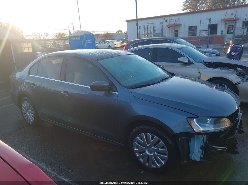 2017 Volkswagen Jetta 1.4T S VIN: 3VW2B7AJ8HM233620 Lot: 43937939